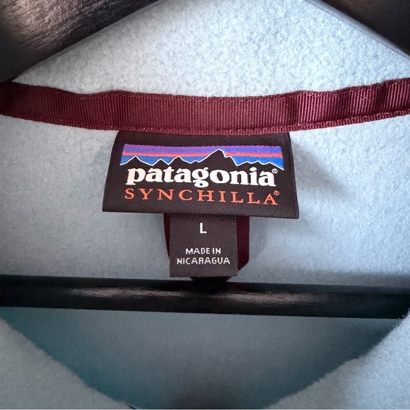 Patagonia Synchilla Color-block Fleece Snap-T Women’s Vest Size L - Picture 6 of 11